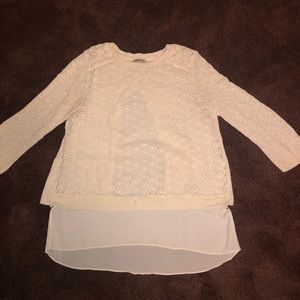 Lucky brand layered sweater